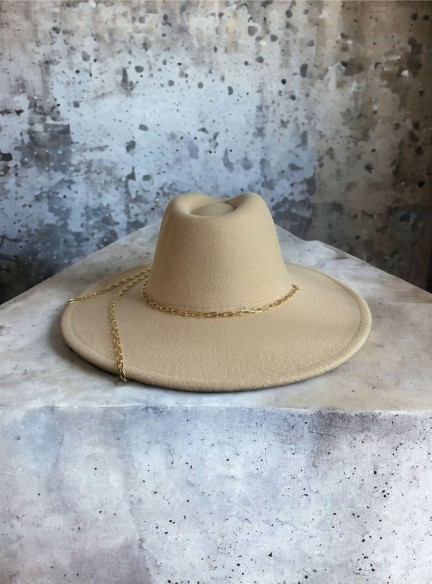 Klobúk CHAIN beige 2