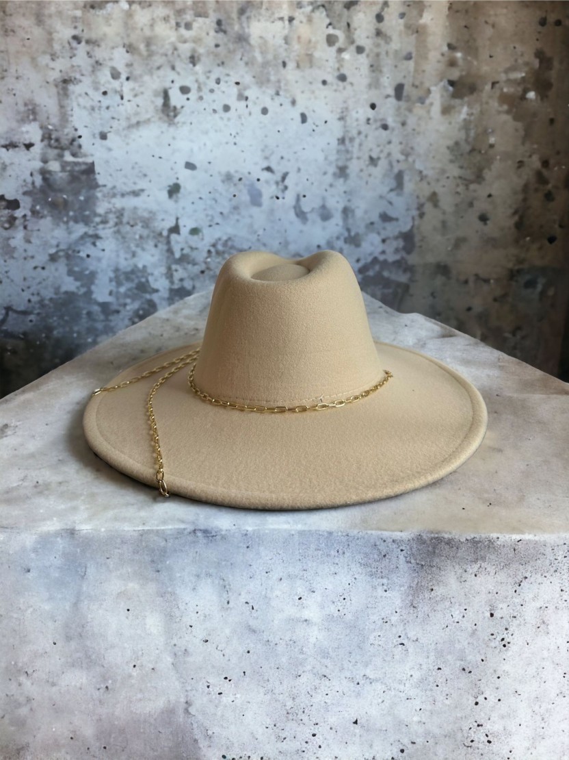 Klobúk CHAIN beige
