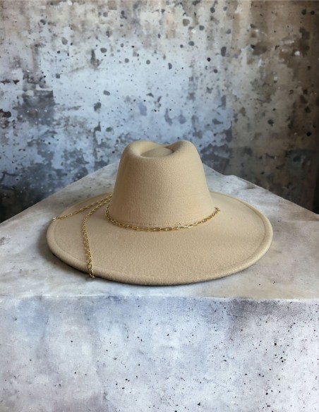 Klobúk CHAIN beige