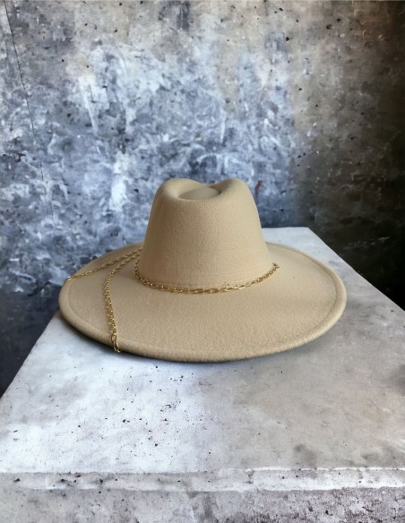 Klobúk CHAIN beige