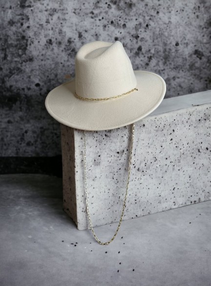 Klobúk CHAIN beige