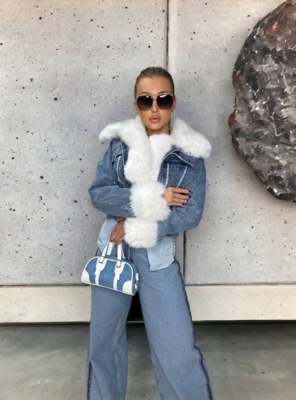 Denim bunda RUBY blue