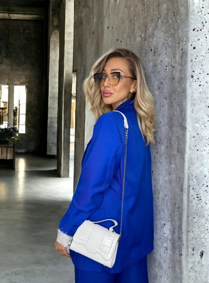 Luxusný kostým SOFIA Modrý 2