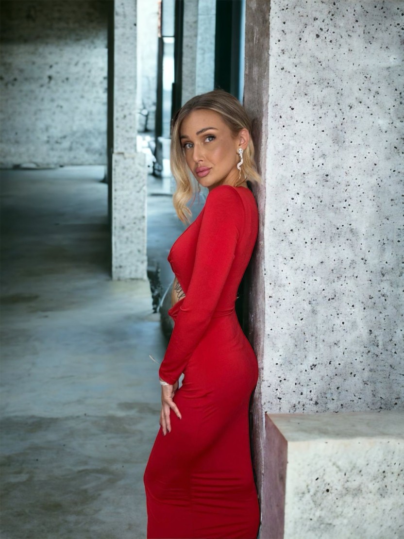 Midi šaty CARINNA Red