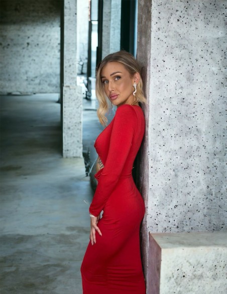 Midi šaty CARINNA Red