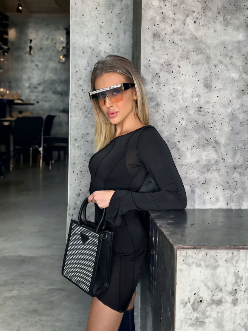 Módne šaty VITTORIA black