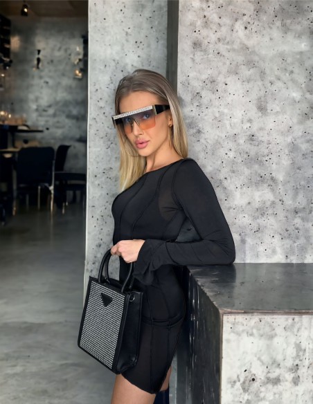 Módne šaty VITTORIA black