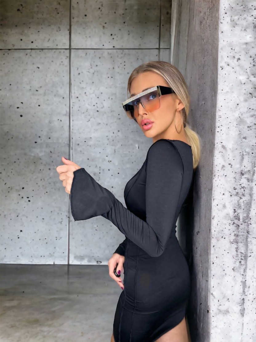 Módne šaty VITTORIA black