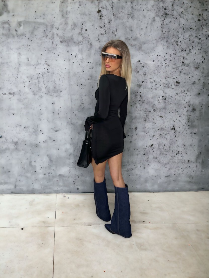 Módne šaty VITTORIA black