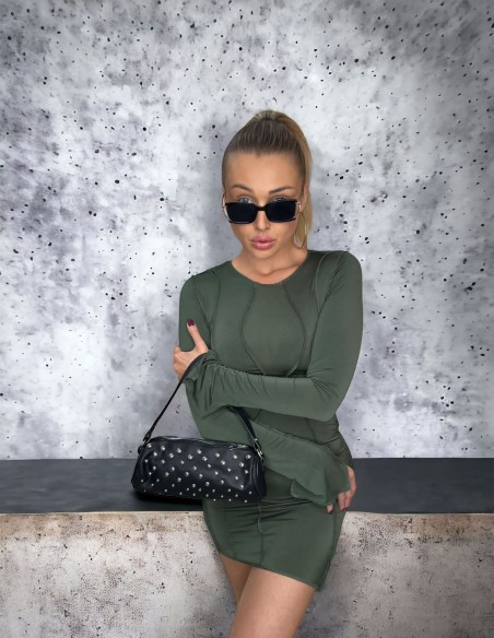 Módne šaty VITTORIA Khaki