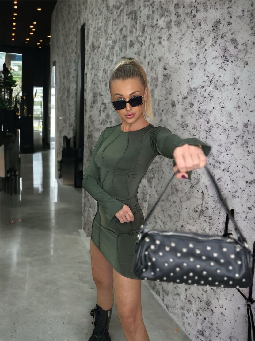Módne šaty VITTORIA Khaki