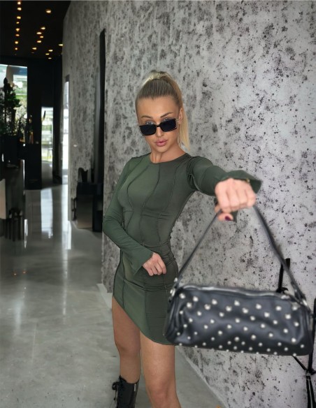 Módne šaty VITTORIA Khaki