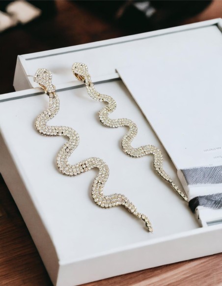 Zirkónové náušnice SNAKE