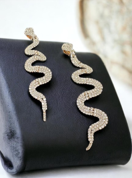 Zirkónové náušnice SNAKE 2