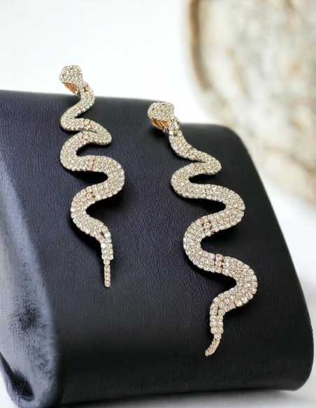 Zirkónové náušnice SNAKE