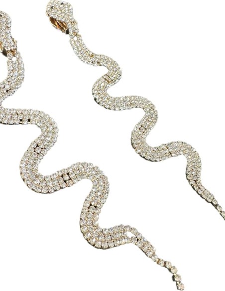 Zirkónové náušnice SNAKE