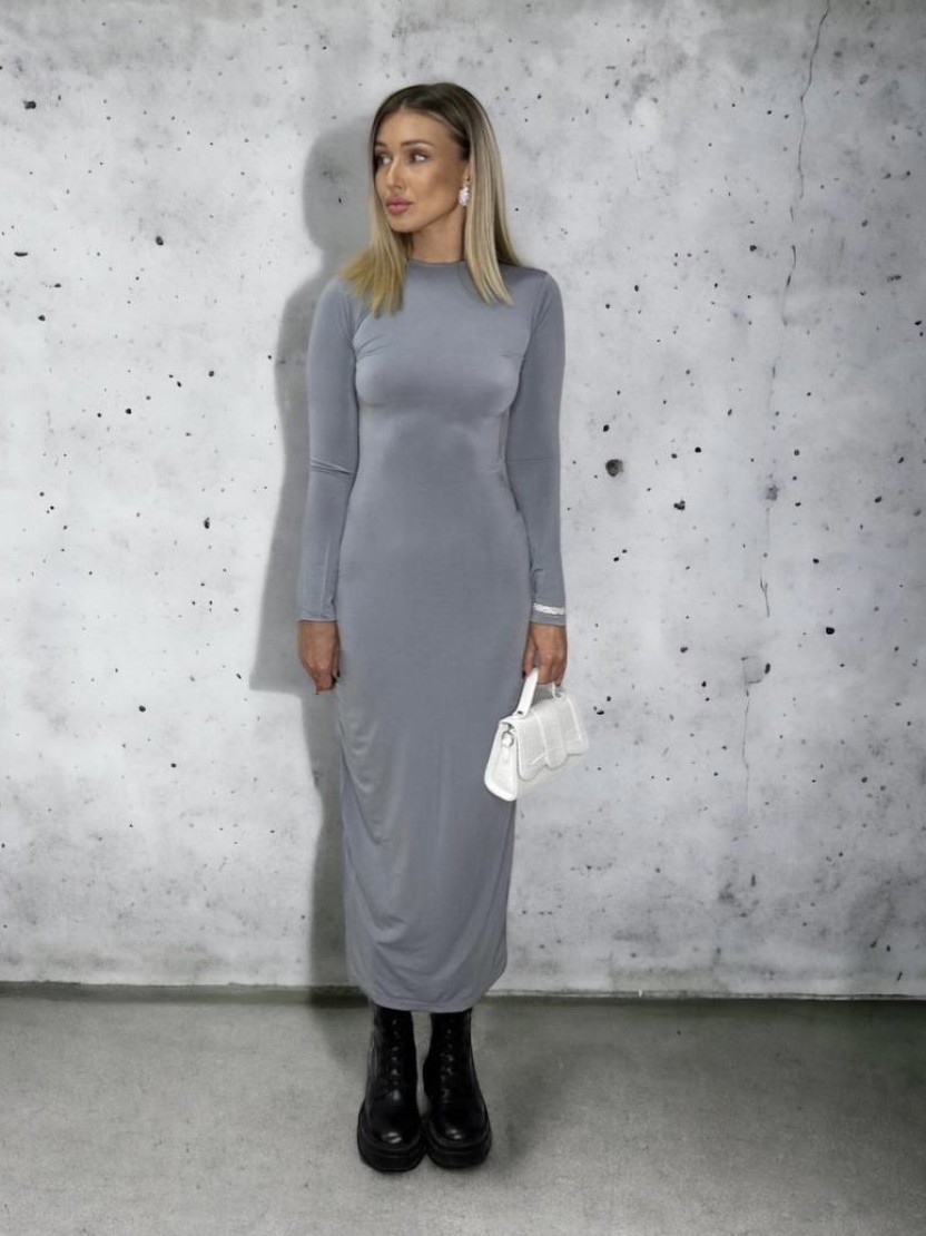 Elegantné šaty OLIVIA Grey