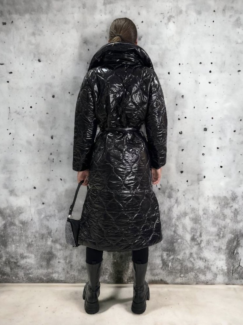 Luxusná maxi bunda GRACE Black