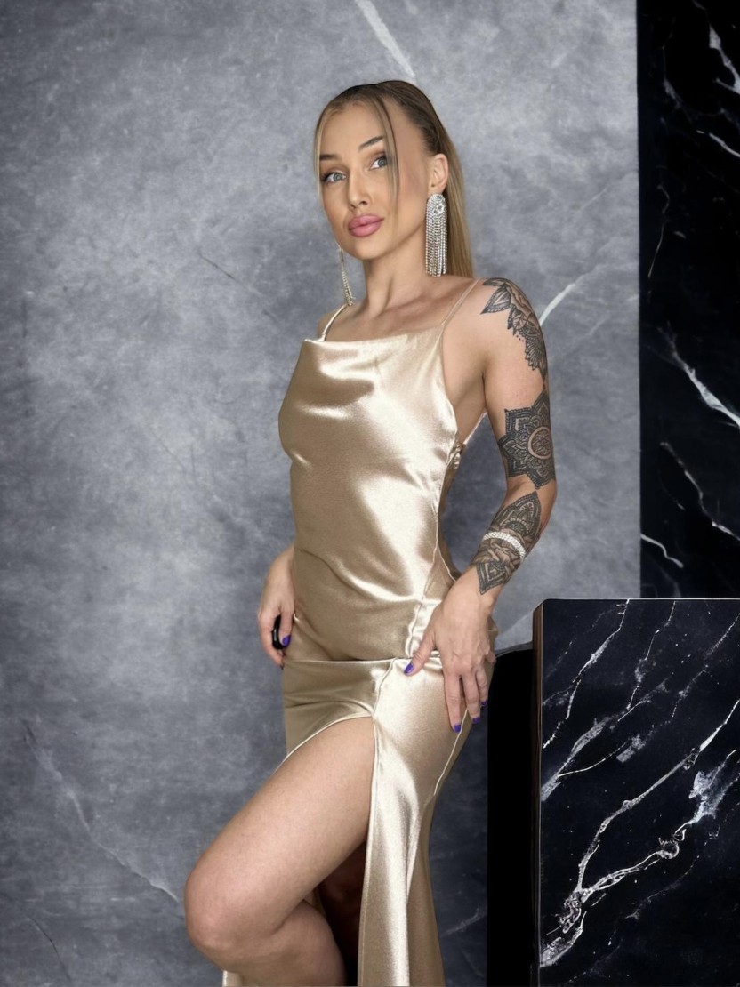 Spoločenské šaty NADIA gold