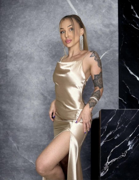 Spoločenské šaty NADIA gold