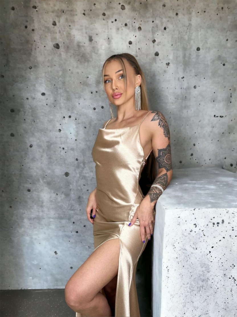 Spoločenské šaty NADIA gold