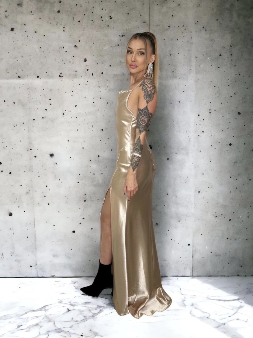 Spoločenské šaty NADIA gold