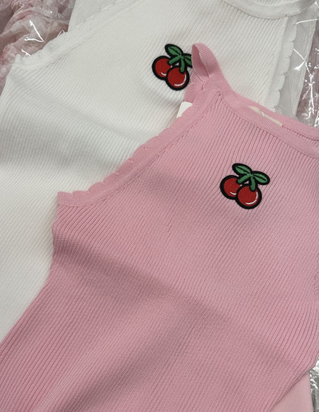 Top CHERRY white