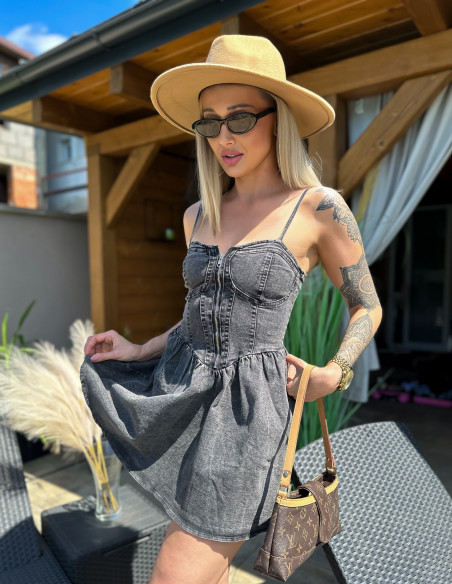 Šaty DENIM black
