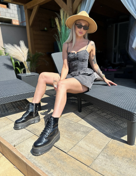 Šaty DENIM black