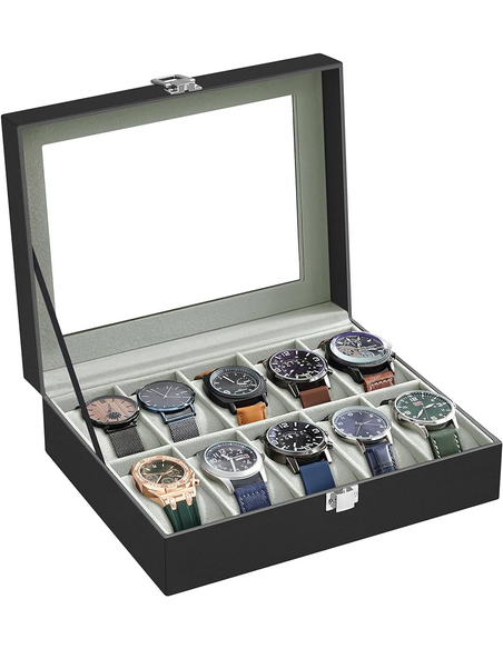 Dizajnový box na hodinky SWATCH / Čierny