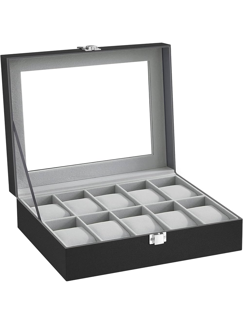 Dizajnový box na hodinky SWATCH / Čierny