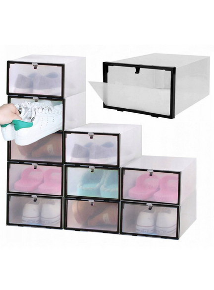 Úložný box na topánky TERIA / Transparent