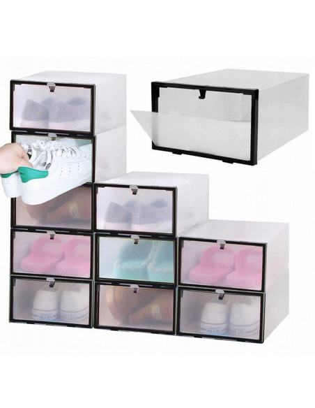 Úložný box na topánky TERIA / Transparent
