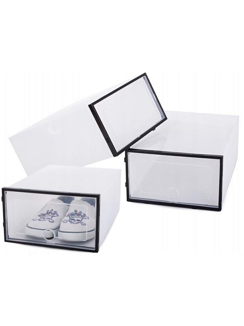 Úložný box na topánky TERIA / Transparent
