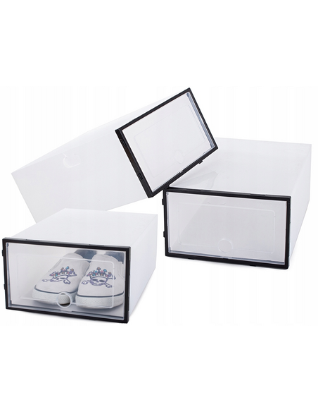 Úložný box na topánky TERIA / Transparent