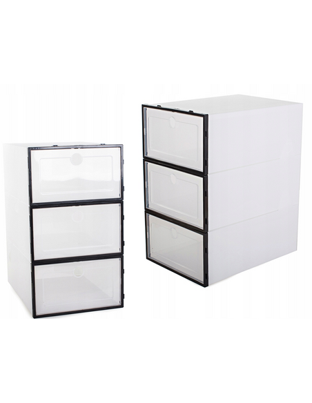Úložný box na topánky TERIA / Transparent