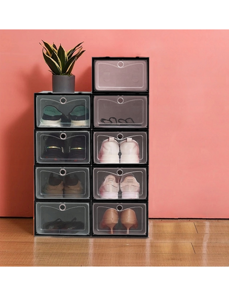 Úložný box na topánky TERIA / Transparent