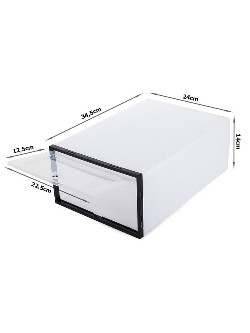 Úložný box na topánky TERIA / Transparent