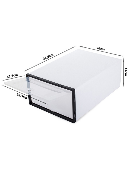 Úložný box na topánky TERIA / Transparent