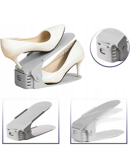 Organizér na topánky EASY SHOES / Šedá