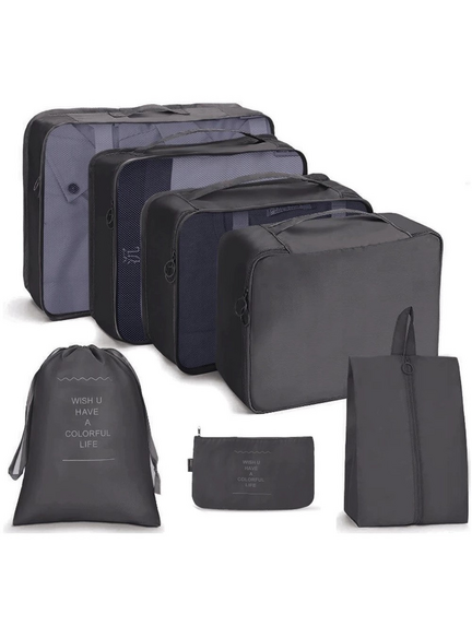 7-dielny cestovný set na oblečenie a kozmetiku TRAVEL /...
