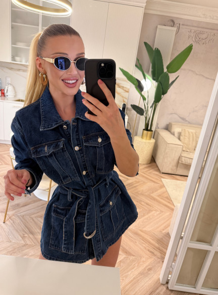 ŠATY/BUNDA DENIM AZRA 2