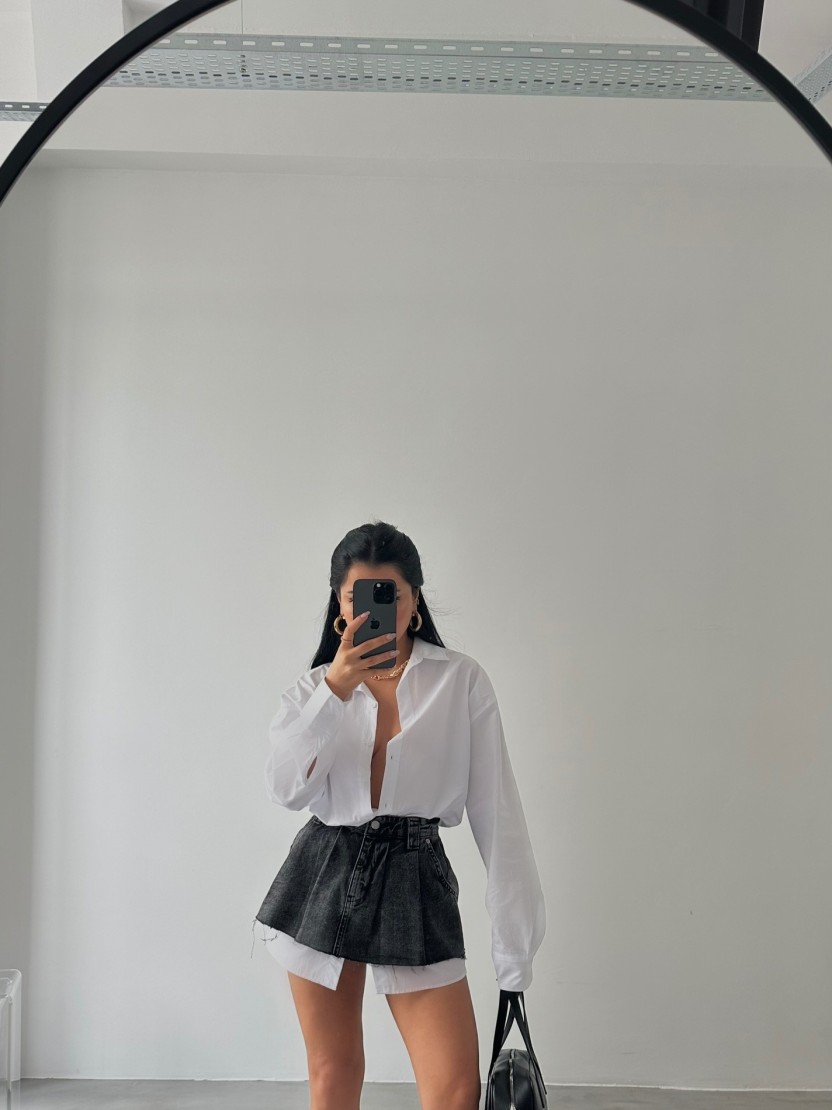 Bavlnená košeľa VALERIA White