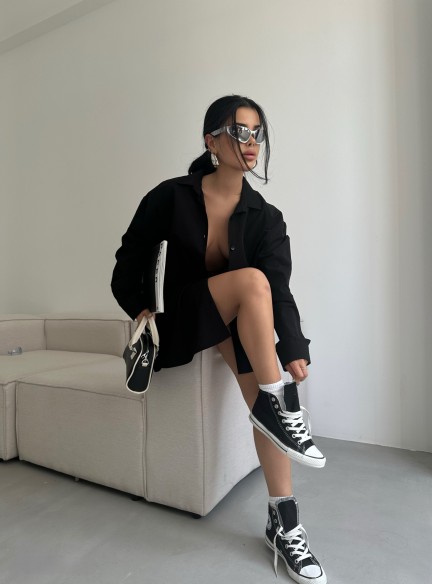 Bavlnená košeľa VALERIA Black 2