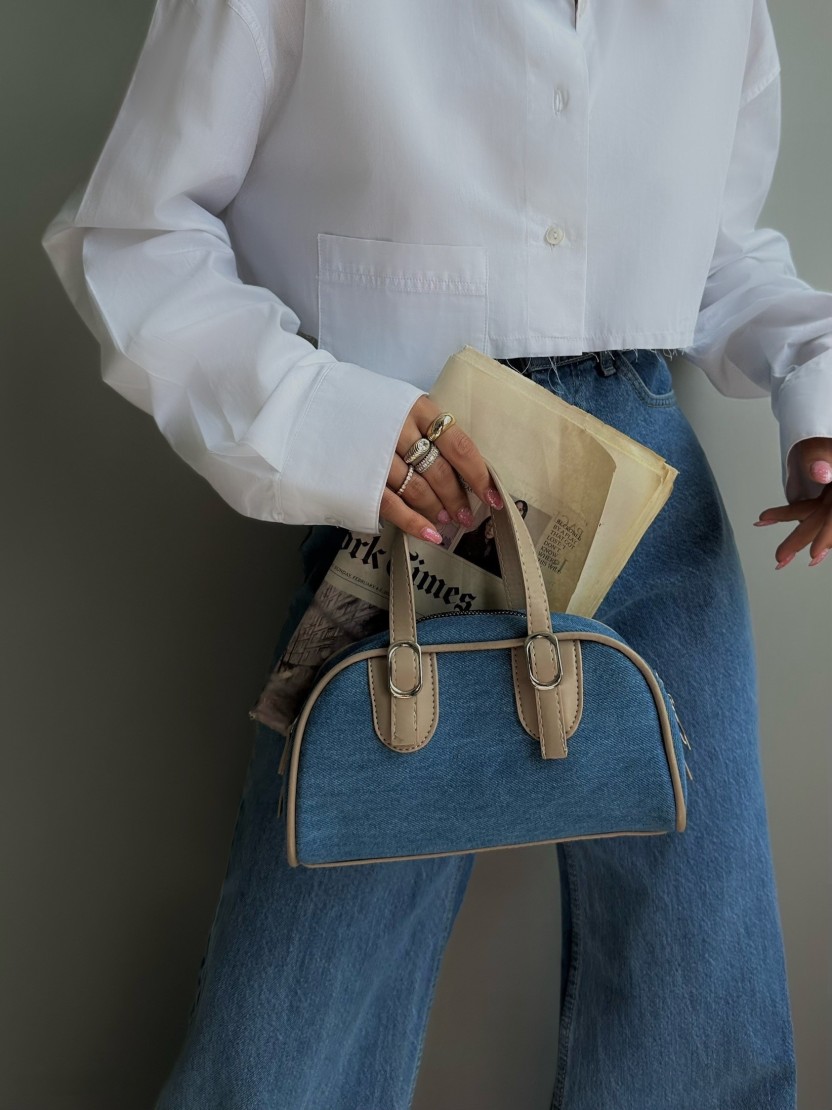Kabelka KIM denim Beige