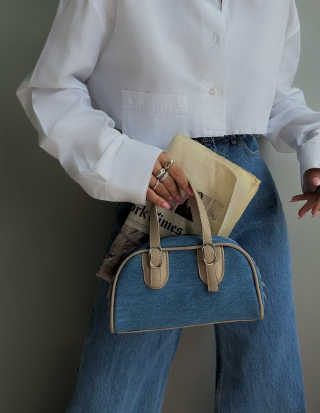 Kabelka KIM denim Beige