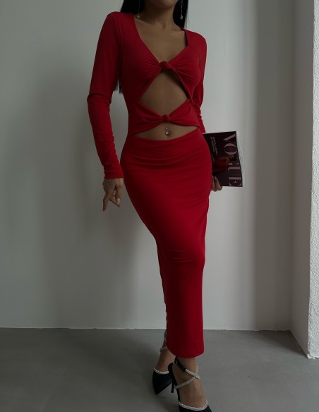 Midi šaty CARINNA Red