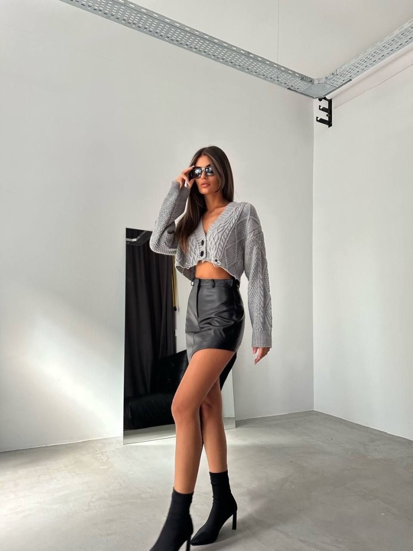 Asymetrická sukňa DARIA Black