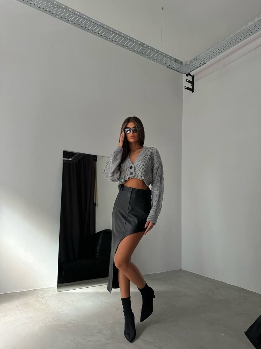 Asymetrická sukňa DARIA Black