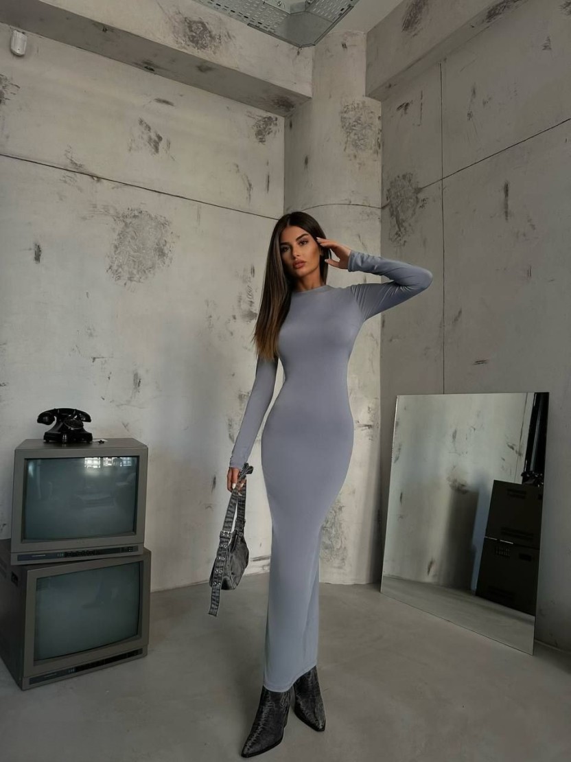 Elegantné šaty OLIVIA Grey